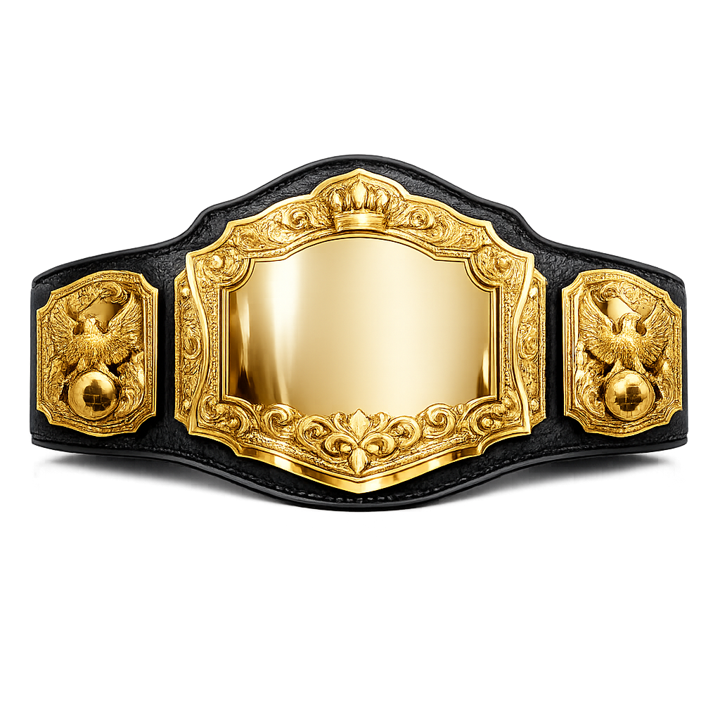 Heavyweight Custom Championship Belt | Premium Personalized Wrestling Title Belt | Levix