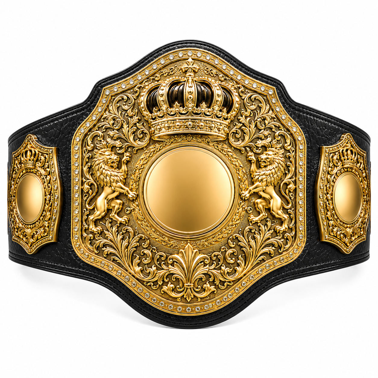 Royal Crown Custom Championship Belt | Personalized Luxury Wrestling Title Belt | Levix