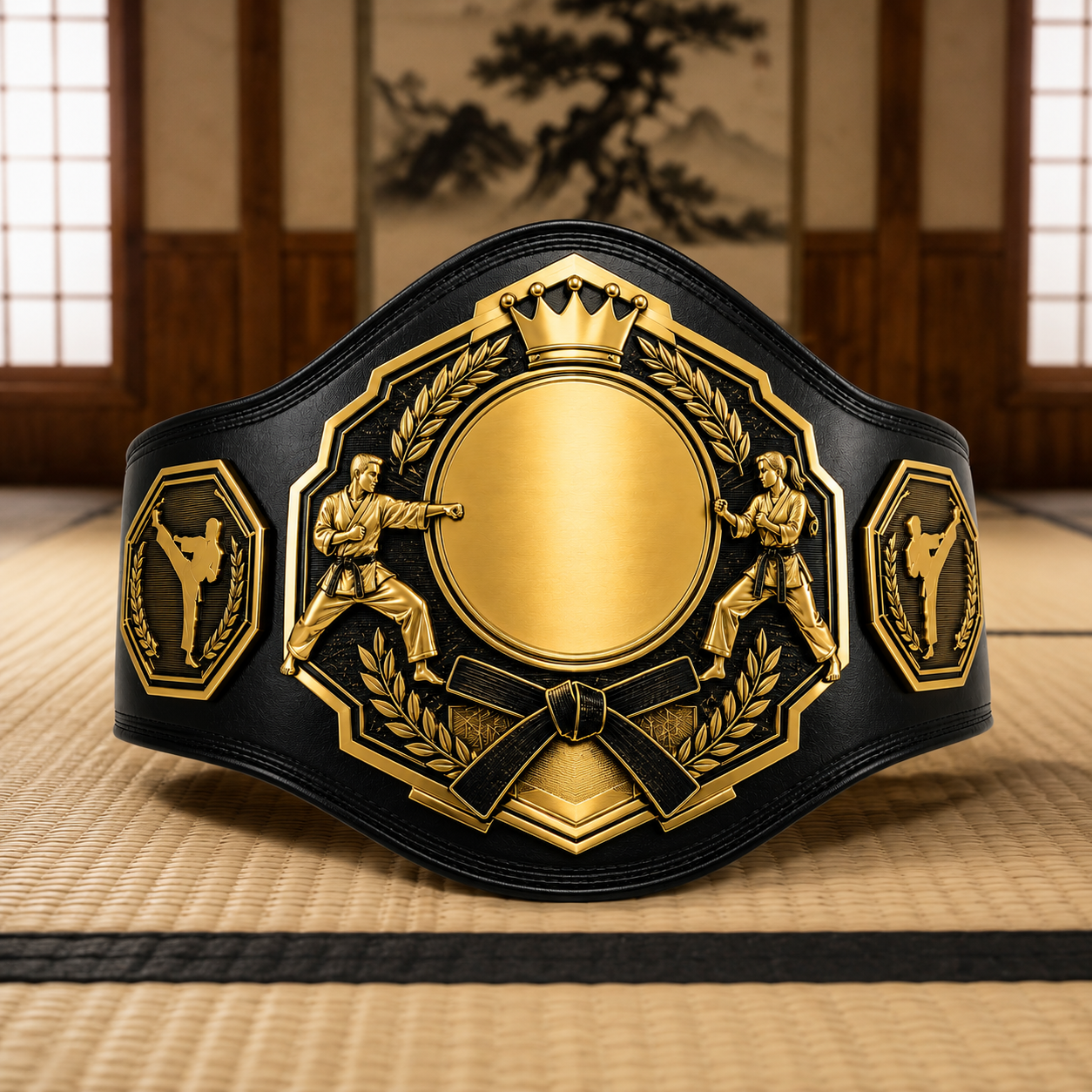 Custom Karate Championship Belt | Personalized Martial Arts Award Belt | Levix