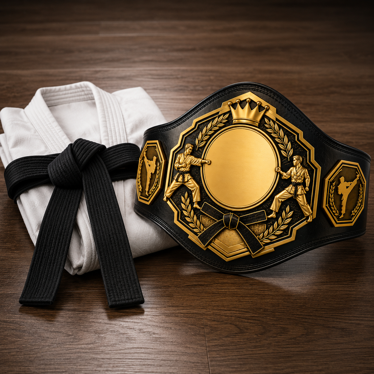 Custom Karate Championship Belt | Personalized Martial Arts Award Belt | Levix