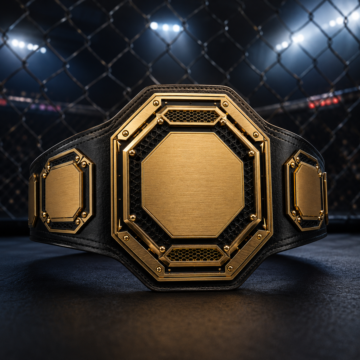 Custom MMA Championship Belt | Personalized Octagon Champion Title Belt | Levix