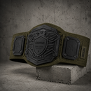 military khaki army championship belt