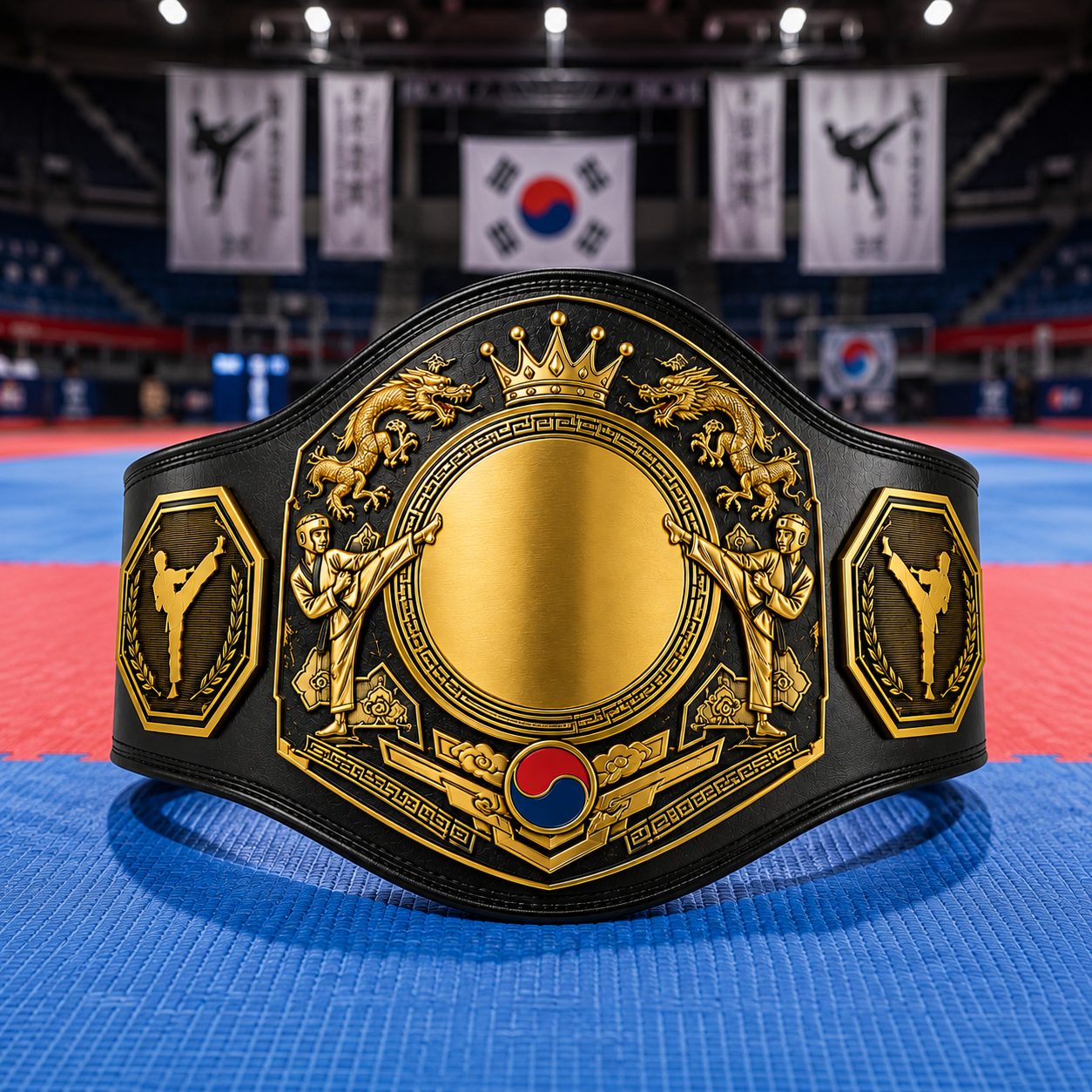 Custom Taekwondo Championship Belt | Personalized Martial Arts Champion Belt | Levix