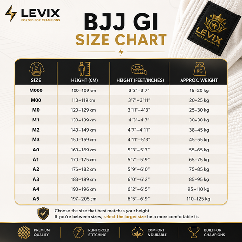 BJJ Gi UK | Premium Brazilian Jiu-Jitsu Uniform | LEVIX
