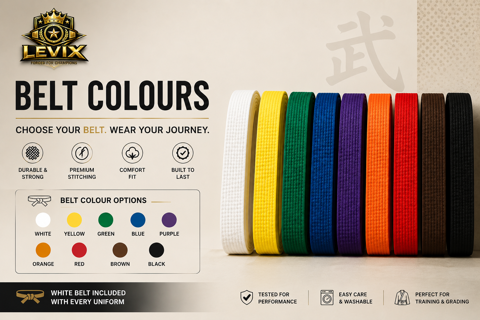 Karate Uniform | Premium Karate Gi for Training & Competition | Levix
